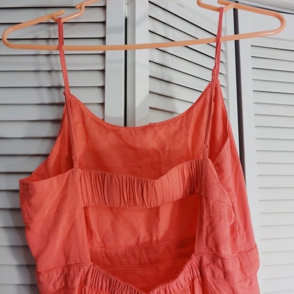 AMERICAN EAGLE Women's Orange Summer Dress Medium - Picture 5 of 6